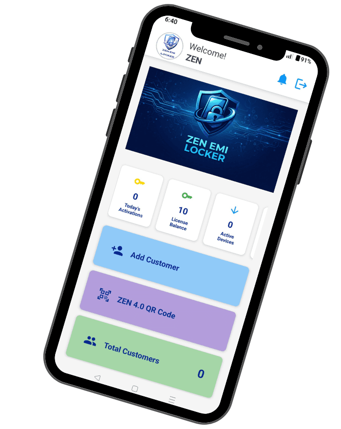 Smart mobile finance app hero